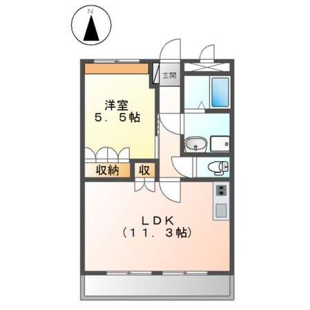 フォルティアの物件間取画像